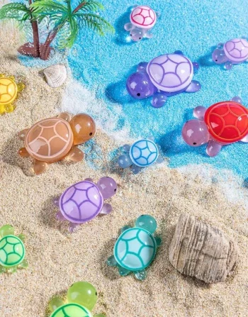Micro Landscape Colorfulful Luminous Little Turtle